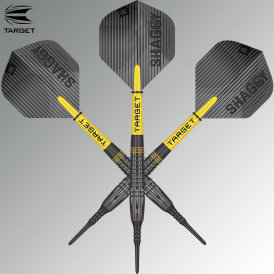 Target Soft Darts Scott Williams Shaggy Black 90% Tungsten Softtip Dart Softdart 20 g