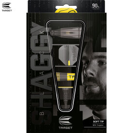 Target Soft Darts Scott Williams Shaggy Black 90% Tungsten Softtip Dart Softdart 20 g