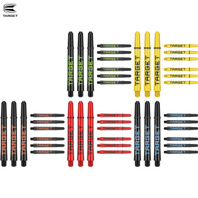 Target Pro Grip TAG Shaft 3 3er Satz Dartshafts mit Aluminium Ring in verschiedenen Designs