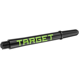 Target Pro Grip TAG Shaft 3 3er Satz Dartshafts mit Aluminium Ring Schwarz/Grün M Mittel
