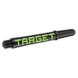 Target Pro Grip TAG Shaft 3 3er Satz Dartshafts mit Aluminium Ring Schwarz/Grün IM Intermediate