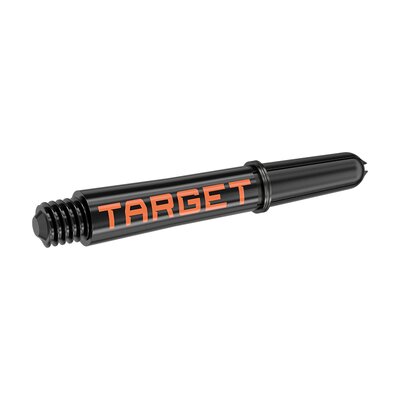 Target Pro Grip TAG Shaft 3 3er Satz Dartshafts mit Aluminium Ring Schwarz/Orange S Kurz