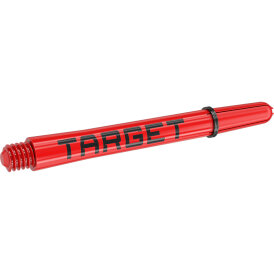 Target Pro Grip TAG Shaft 3 3er Satz Dartshafts mit Aluminium Ring Rot/Schwarz M Mittel