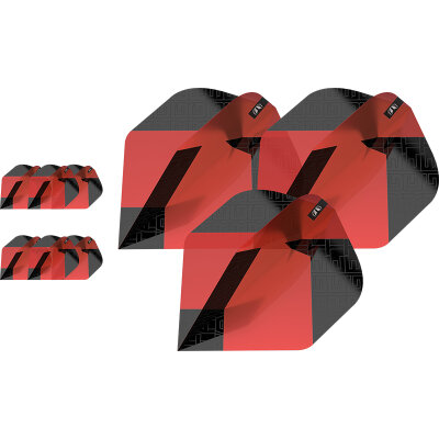 Target TAG Dart Flight Dartflights Design 2024 Nr. 2 Schwarz/Rot