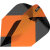 Target TAG Dart Flight Dartflights Design 2024 Nr. 6 Schwarz/Orange
