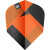 Target TAG Dart Flight Dartflights Design 2024 Nr. 6 Schwarz/Orange