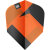 Target TAG Dart Flight Dartflights Design 2024 Ten-X Schwarz/Orange
