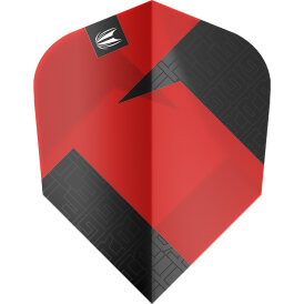 Target TAG Dart Flight Dartflights Design 2024 Ten-X Schwarz/Rot
