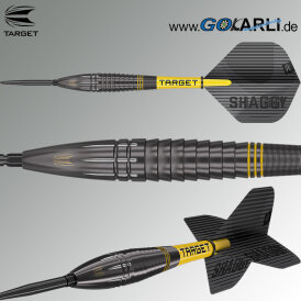Target Steel Darts SWISS Point Scott Williams Shaggy Black 90% Tungsten Steeltip Dart Steeldart 23 g