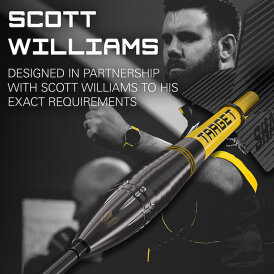 Target Steel Darts SWISS Point Scott Williams Shaggy Black 90% Tungsten Steeltip Dart Steeldart 25 g