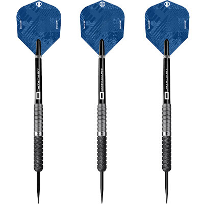 Datadart Steel Darts Havoc Black PVD 90% Tungsten Steeltip Darts Steeldart 22 g