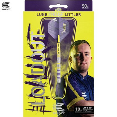 Target Soft Darts Luke Littler The Nuke Loadout 90% Tungsten Softtip Dart Softdart 19 g