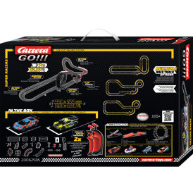Carrera GO!!! Rennbahn Autorennbahn Super Racers Wireless...