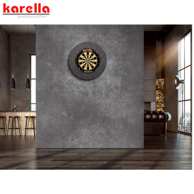 "Verpackung beschädigt" - Karella Dart Schallschutz für Steeldartboards aller Hersteller mit integriertem Surround/Auffangring