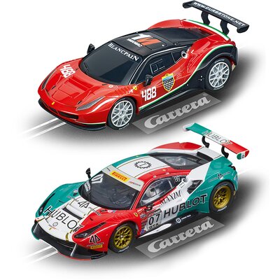 Carrera GO!!! / GO!!! Plus Auto Doppelpack Ferrari 488 GT3 1maniac - Ferrari 488 GT3 Squadra Corse