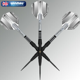 Winmau Steel Darts Sniper Black 90% Tungsten Steeltip Dart Steeldart 22 g