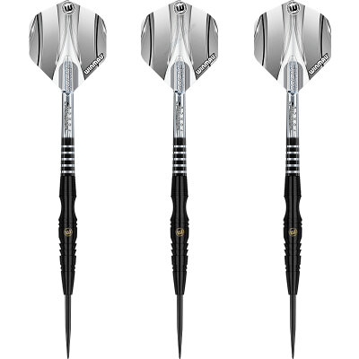 Winmau Steel Darts Sniper Black 90% Tungsten Steeltip Dart Steeldart 24 g