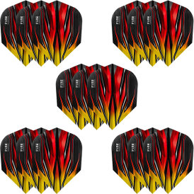 Harrows Fire Inferno 4er Set Dart Flight Dartflight speziell laminiert 4 Stück 3er Sätze alle 4 Farben