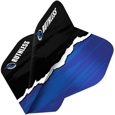 Ruthless Darts Dartflights Ruthless RipTorn Std. Nr.2 Dart Flights Schwarz/Blau 1 Set