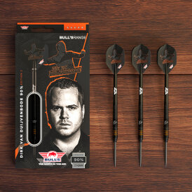 BULLS NL Steel Darts Edition 2 Dirk van Duijvenbode E2 Aubergenius 90% Tungsten Steeltip Darts Steeldart 25 g