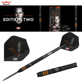BULLS NL Steel Darts Edition 2 Dirk van Duijvenbode E2 Aubergenius 90% Tungsten Steeltip Darts Steeldart 25 g