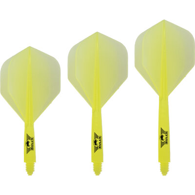 BULL´S NL Dart Union Flight- Schaftsystem Nr.2 Gelb S Kurz