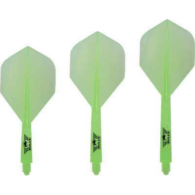 BULL´S NL Dart Union Flight- Schaftsystem Nr.2 Grün S Kurz