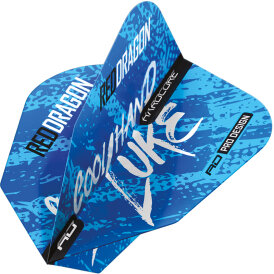 Red Dragon Luke Humphries WC Cool Hand Flights Hardcore Standard, V-Standard, Freestyle Dart Flight Neuheit 2024 verschiedene Designs