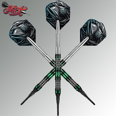 Shot Soft Darts AI Cyberpunk 90% Tungsten Softtip Darts Softdart 20 g