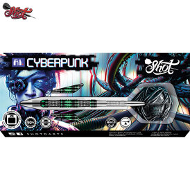Shot Steel Darts AI Cyberpunk 90% Tungsten Steeltip Darts Steeldart 24 g