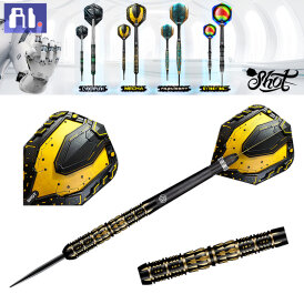 Shot Steel Darts AI Mecha 90% Tungsten Steeltip Darts Steeldart 23 g
