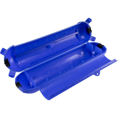 Kabelschutzbox f�r Aussen IP44 XL Lx� 365x90mm, Blau f�r Schutzkontaktkabel und 3pol CEE-Leitungen