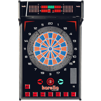 Karella Dart Dartautomat Karella E-Master mit Standfu� Elektronik Dartboard Turnierausf�hrung ohne M�nzeinwurf