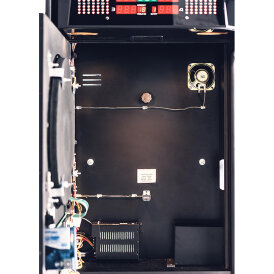 Karella Dart Dartautomat Karella E-Master mit Standfuß Elektronik Dartboard Turnierausführung ohne Münzeinwurf