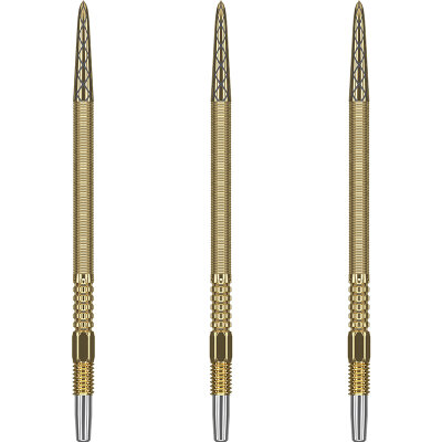 Target Steel Tip SWISS Point Dart Wechsel- Spitzen Schraubspitzen DX Point Gold DX Point 40 mm