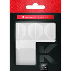 Target Dart K-Flex Flight- Schaftsystem patentierten Twist-System Weiß Standard Nr.2 S Kurz