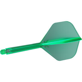 Target Dart K-Flex Flight- Schaftsystem patentierten Twist-System Grün Standard Nr.2 M Mittel