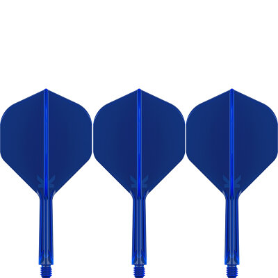 Target Dart K-Flex Flight- Schaftsystem patentierten Twist-System Blau Standard Nr.2 IM Intermediate