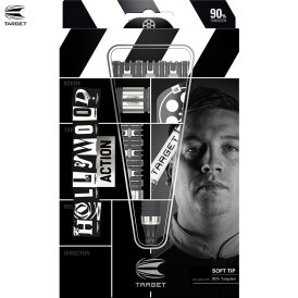 Target Soft Darts Chris Dobey Hollywood Action 90% Tungsten Softtip Dart Softdart 20 g