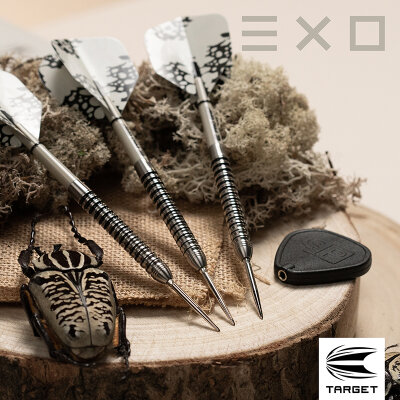 Target Steel Darts EXO 01 SWISS Point 90% Tungsten Steeltip Darts Steeldart 23 g