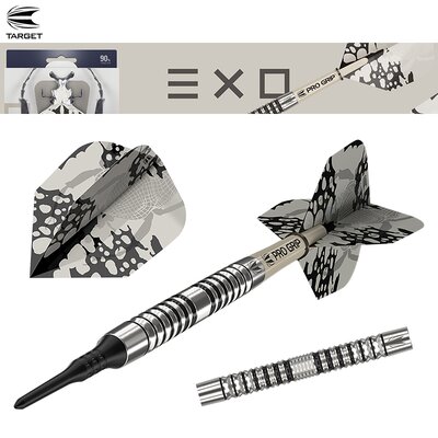 Target Soft Darts EXO 10 90% Tungsten Softtip Darts Softdart 22 g