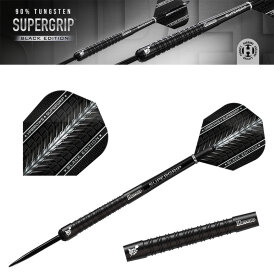 Harrows Steel Darts Supergrip Black Edition 90% Tungsten Steeltip Dart Steeldart