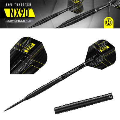 Harrows Steel Darts NX90 Black Edition 90% Tungsten Steeltip Dart Steeldart