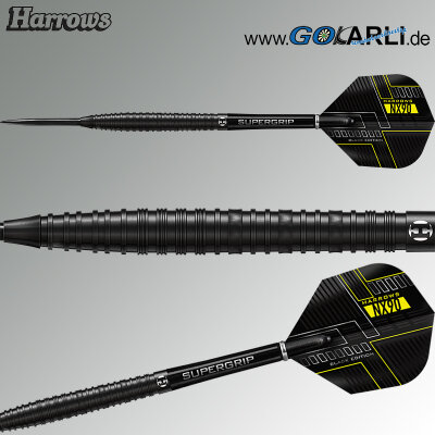Harrows Steel Darts NX90 Black Edition 90% Tungsten Steeltip Dart Steeldart