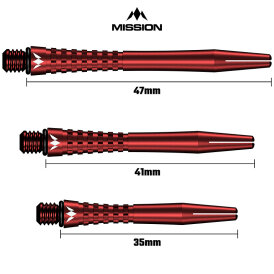 Mission Dart Mission Atom13 Aluminium Shafts Rot IM Intermediate