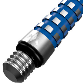 Mission Dart Mission Atom13 Aluminium Shafts Silber/Blau IM Intermediate