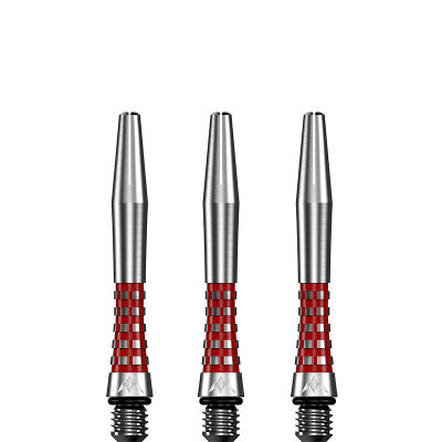 Mission Dart Mission Atom13 Aluminium Shafts Silber/Rot S Kurz