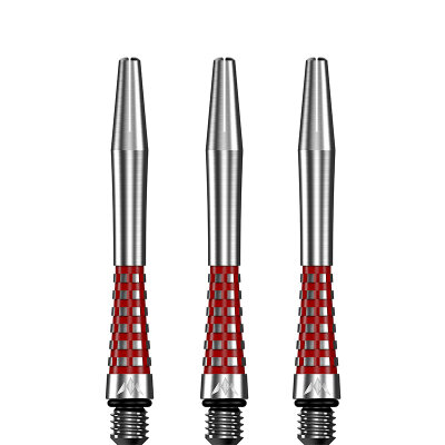 Mission Dart Mission Atom13 Aluminium Shafts Silber/Rot IM Intermediate