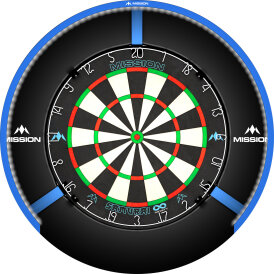 Mission Dart Torus 270 Light Sandgestrahlt Dartboard...