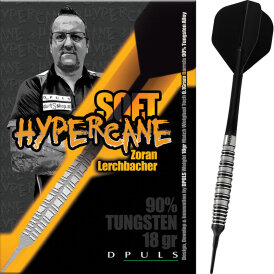 DPuls Soft Darts Zoran Lerchbacher Hypercane Match Darts 90% Softtip Darts Softdart 18 g